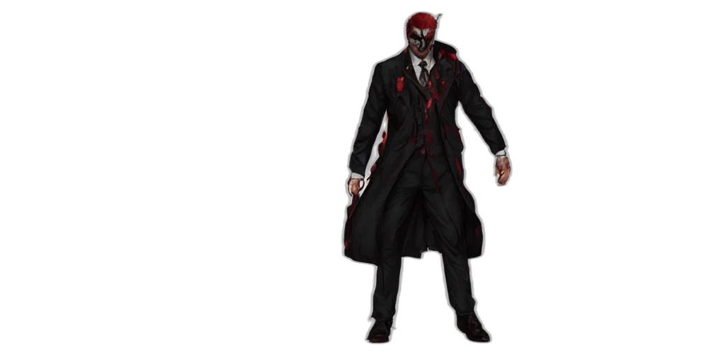 jacket, mask, staff, concept art transparent PNG cut-out