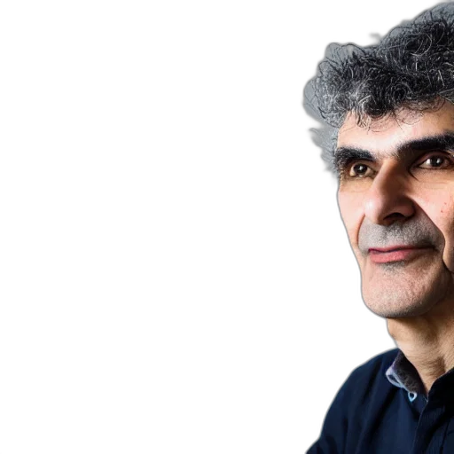face, hair, portrait, photo, still, yoshua, bengio transparent PNG cut-out
