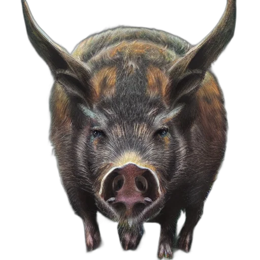 animal, face, creature, staff, photorealistic, concept art, 3d render, oil painting transparent PNG cut-out