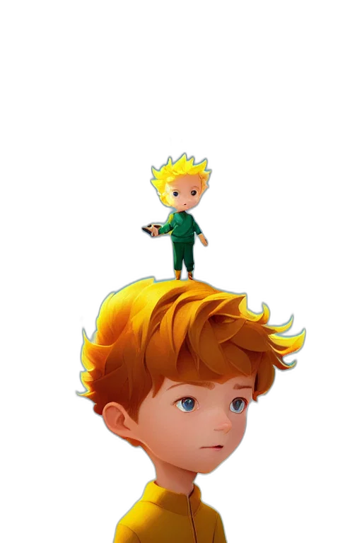 crown, staff, hair, creature, concept art, 3d render, cartoon, pixel art transparent PNG cut-out