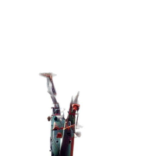 robot, staff, weapon, sword, 3d render, cyberpunk, concept art, pixel art transparent PNG cut-out