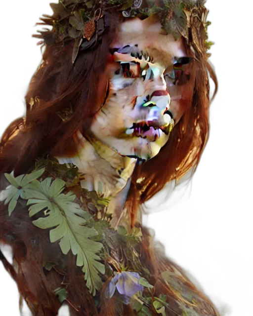 mask, face, creature, crown, photorealistic, fantasy art, concept art, oil painting transparent PNG cut-out