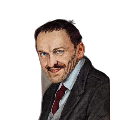 face, jacket, animal, staff, photorealistic, cartoon, pixel art, concept art transparent PNG cut-out