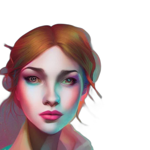face, mask, photorealistic, fantasy art transparent PNG cut-out