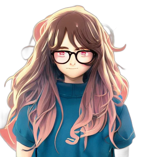 hair, face, dress, jacket, anime, pixel art, cartoon, vaporwave transparent PNG cut-out