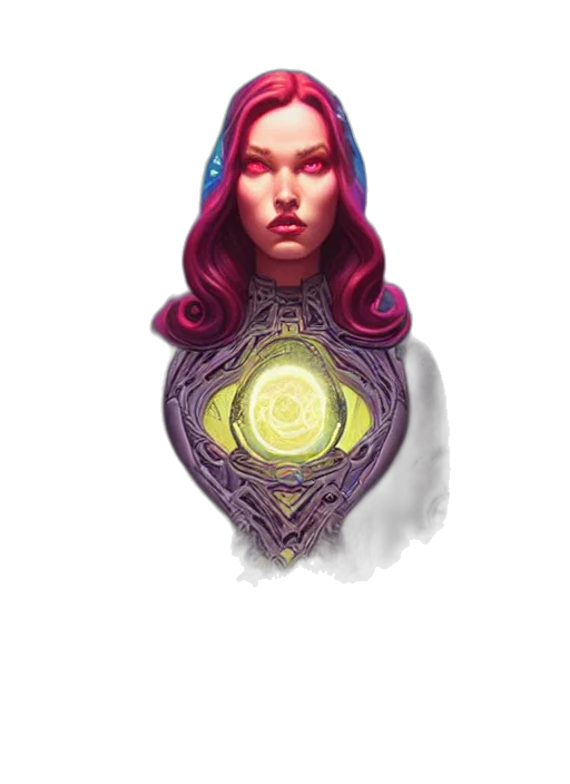 jewelry, face, crown, staff transparent PNG cut-out