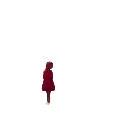 dress, robot, face, creature, pixel art, concept art, 3d render, anime transparent PNG cut-out
