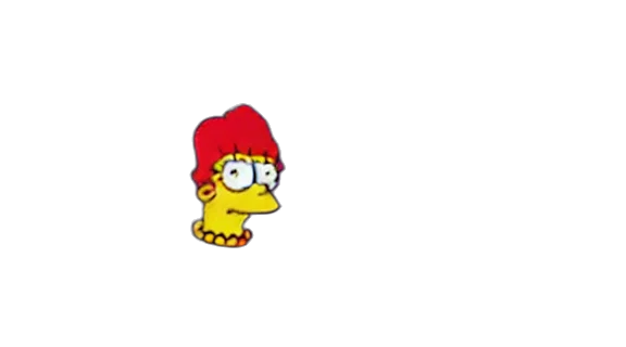 hat, animal, pixel art, cartoon, concept art, scene, simpsons transparent PNG cut-out