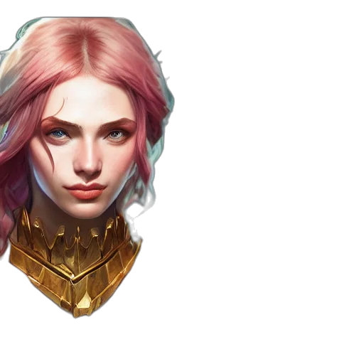 face, crown, jewelry, mask, fantasy art, concept art, pixel art, photorealistic transparent PNG cut-out
