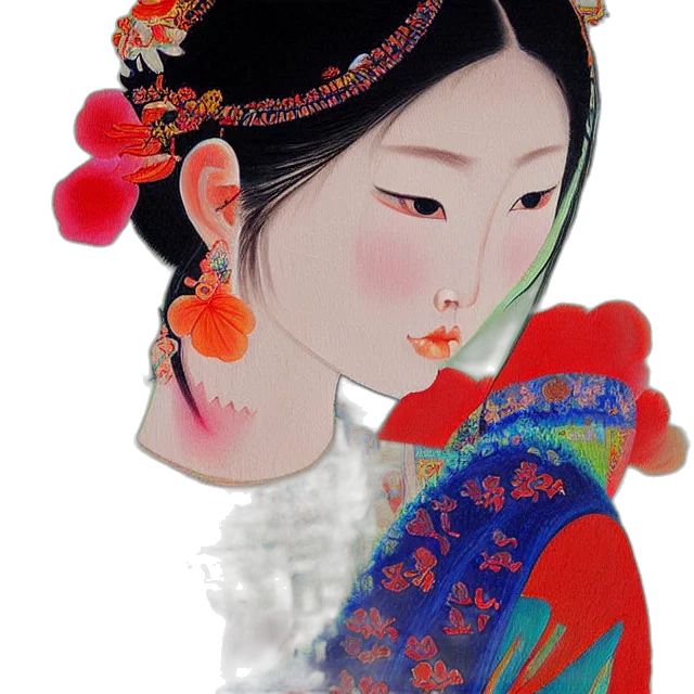jewelry, dress, face, mask transparent PNG cut-out
