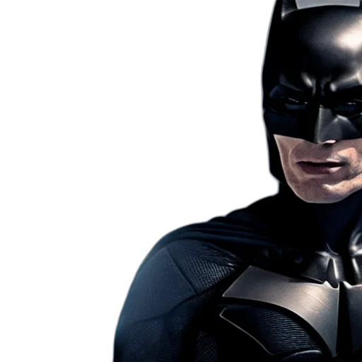 3d render, photorealistic, comic book art, concept art, cillian, murphy, batman transparent PNG cut-out