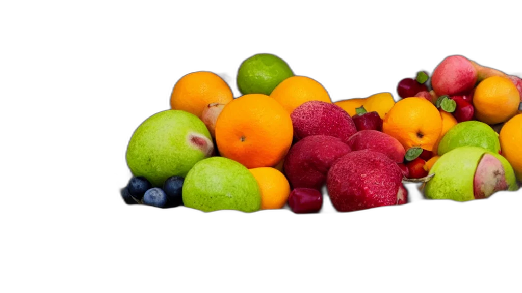 food, crown, photorealistic, colorful transparent PNG cut-out