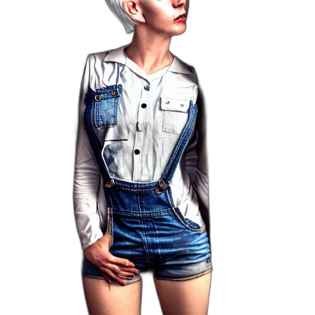 jacket, dress, robot, face, 3d render, photorealistic, concept art, pixel art transparent PNG cut-out