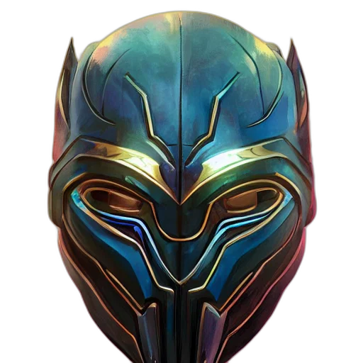 mask, face, creature, crown transparent PNG cut-out
