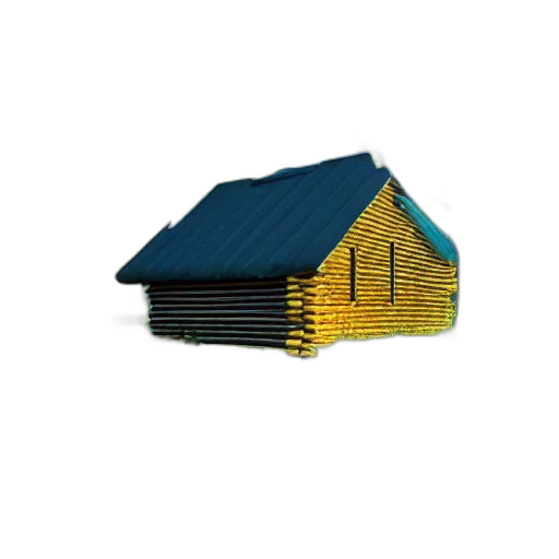 building, umbrella, furniture, hat, 3d render, concept art, photorealistic, blue transparent PNG cut-out