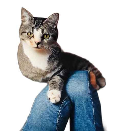 animal, shoes, creature, staff, photorealistic, 3d render, photo, cat transparent PNG cut-out
