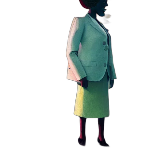 jacket, staff, dress, face transparent PNG cut-out