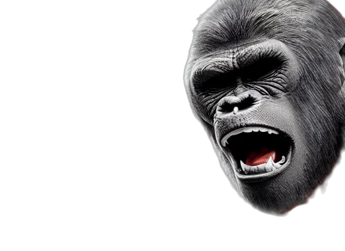 animal, face, creature, mask, photorealistic, concept art, 3d render, king transparent PNG cut-out