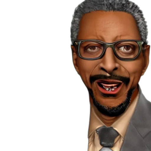 face, staff, cartoon, photorealistic transparent PNG cut-out