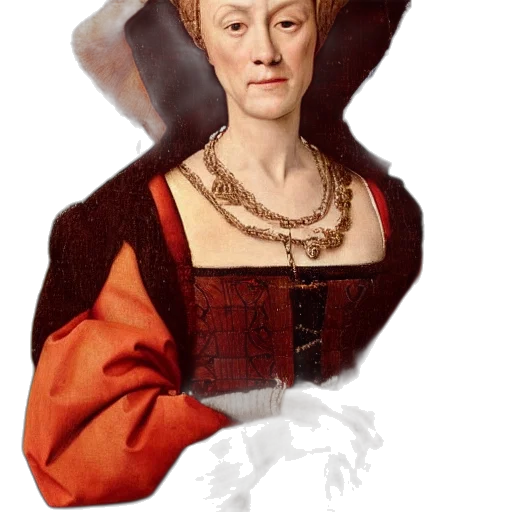 crown, face, hat, dress, photorealistic, oil painting, fantasy art, concept art transparent PNG cut-out