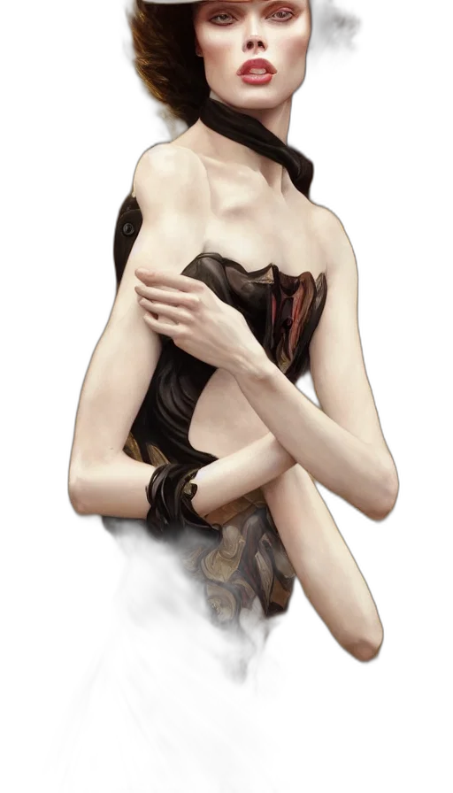 dress, mask, face, jewelry transparent PNG cut-out