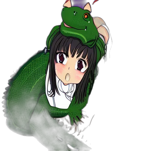 dragon, hat, creature, staff transparent PNG cut-out