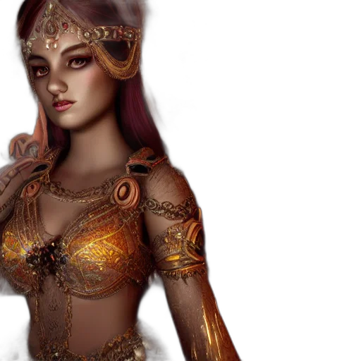jewelry, fantasy art, concept art, 3d render, photorealistic, golden, earth tones, beautiful transparent PNG cut-out