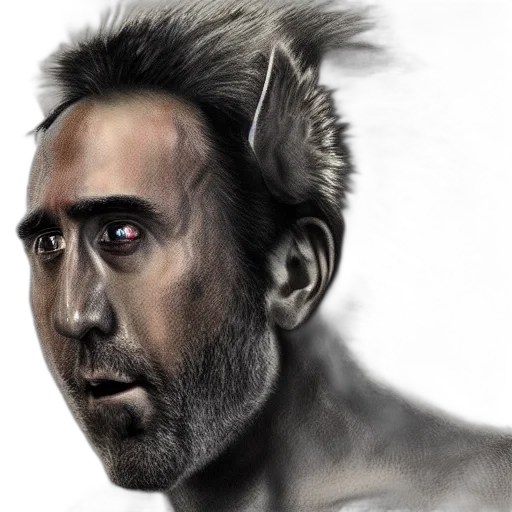 creature, face, animal, hair transparent PNG cut-out