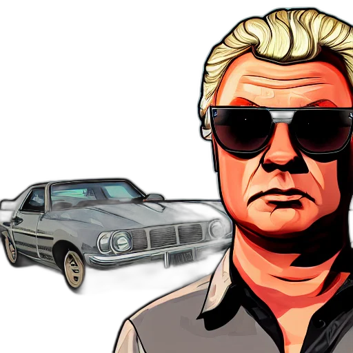 car, comic book art, cartoon, concept art transparent PNG cut-out