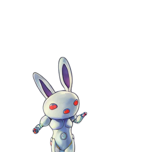 robot, staff, creature, animal, pixel art, concept art, 3d render, cartoon transparent PNG cut-out