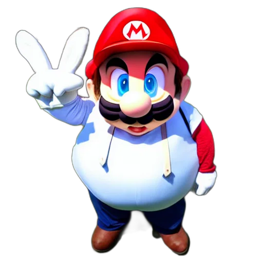 hat, face, animal, staff, 3d render, concept art, photorealistic, pixel art transparent PNG cut-out