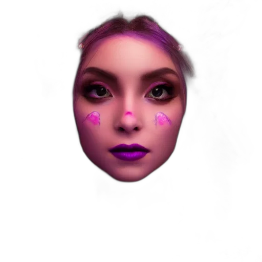 face, mask, creature, crown, fantasy art, photorealistic, concept art, pixel art transparent PNG cut-out