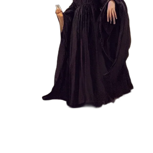 dress, staff, jacket, creature transparent PNG cut-out