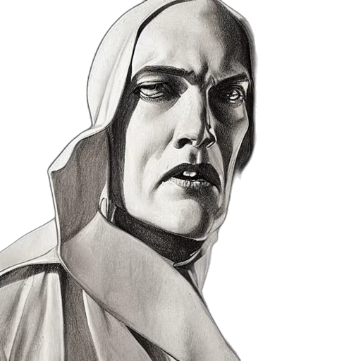 face, mask, photorealistic, comic book art, pencil sketch, concept art, still, like transparent PNG cut-out