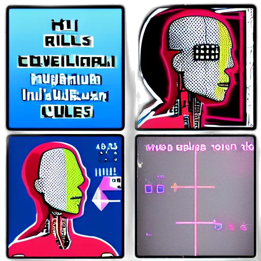 robot, cyberpunk, vaporwave, pixel art, concept art, neon, colorful, pastel transparent PNG cut-out