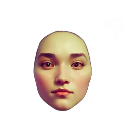 face, mask, robot, creature transparent PNG cut-out