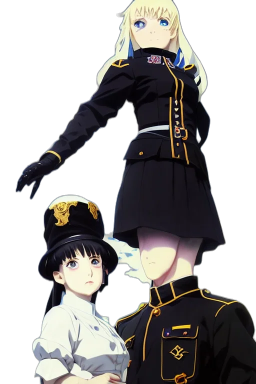 staff, hat, jacket, weapon transparent PNG cut-out