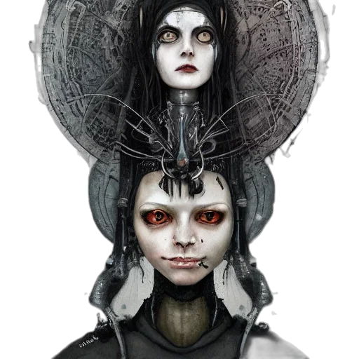 mask, robot, face, crown transparent PNG cut-out
