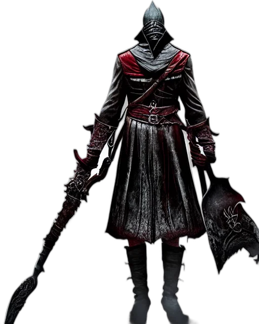 staff, sword, jacket, concept art transparent PNG cut-out