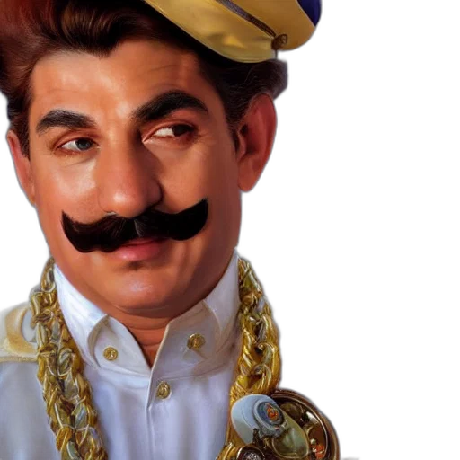 crown, face, staff, photorealistic, cartoon, mario, wealthy, cruise transparent PNG cut-out