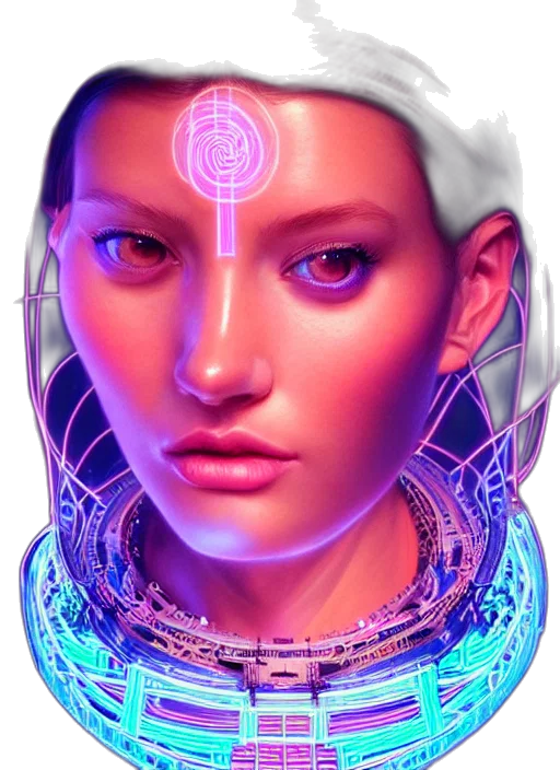 face, jewelry, robot, crown transparent PNG cut-out
