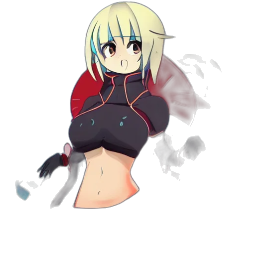 jacket, staff, robot, weapon transparent PNG cut-out