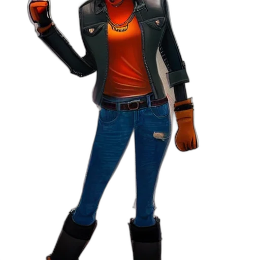 jacket, staff, weapon, concept art transparent PNG cut-out