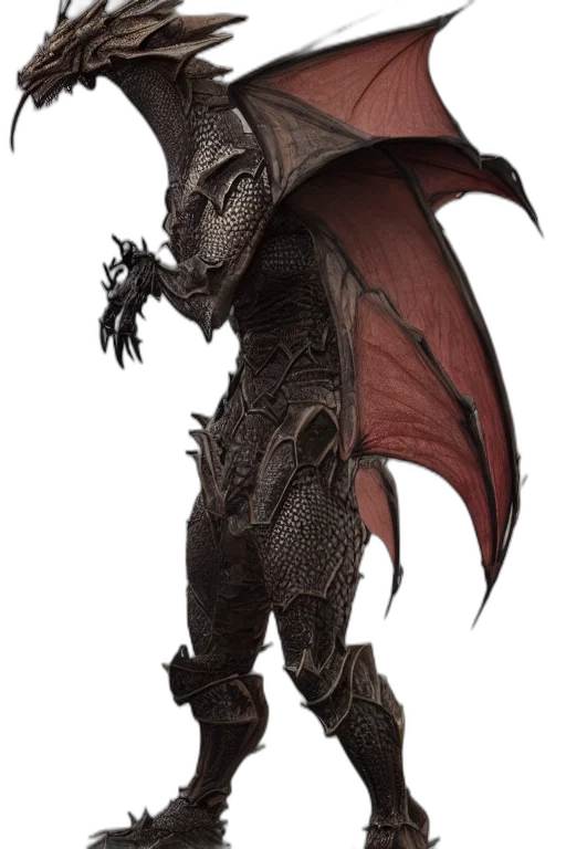 dragon, creature, animal, staff transparent PNG cut-out