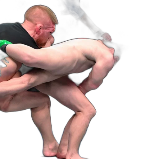 3d render, concept art, gollum, wrestling transparent PNG cut-out