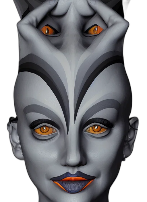 mask, face, creature, staff transparent PNG cut-out