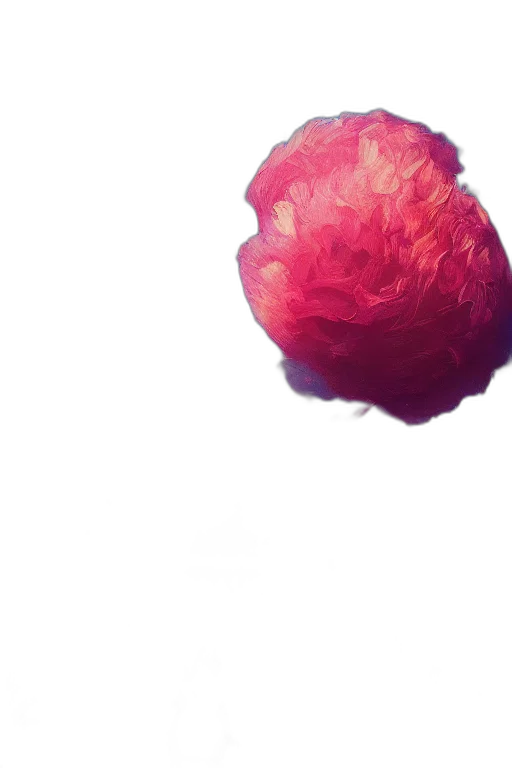 flower, crown, umbrella, hair, 3d render, photorealistic, watercolor, vaporwave transparent PNG cut-out