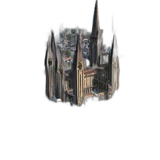 building, crown, robot, umbrella transparent PNG cut-out