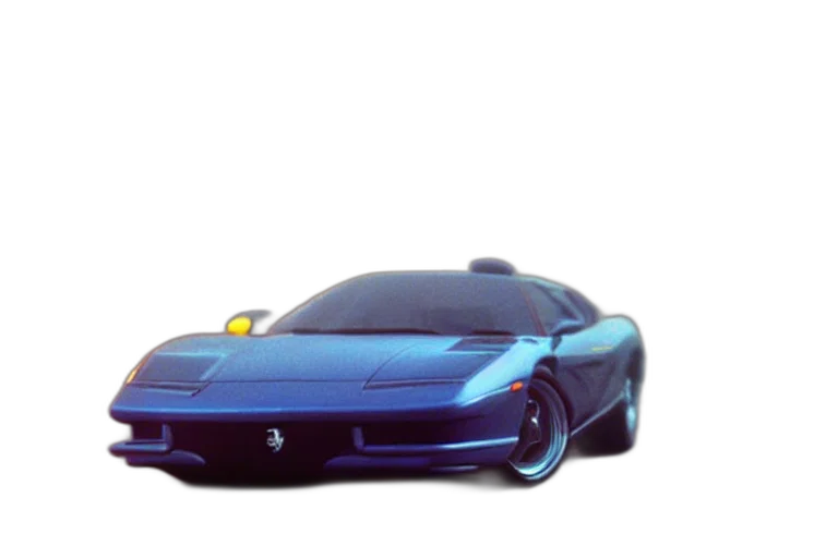 car, weapon, animal, 3d render, vaporwave, photorealistic, concept art, blue transparent PNG cut-out