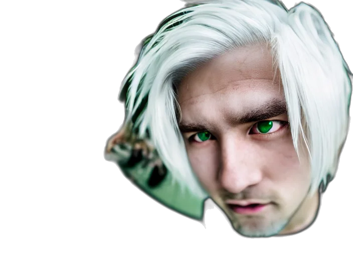 dragon, face, creature, hair transparent PNG cut-out